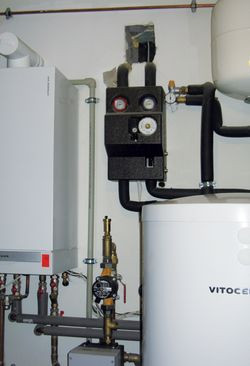 W kotłowni zadziałały zabezpieczenia podczas przegrzania się glikolu w instalacji