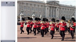 Pompa ciepła w Buckingham Palace w Londynie