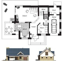 Projekt Amber - Plan parteru