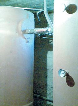 Zmontowane bufory przed ociepleniem