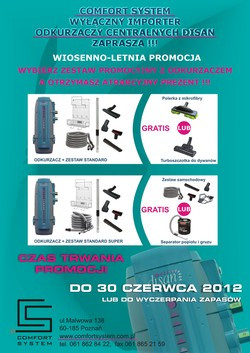 Promocja na odkurzacze centralne