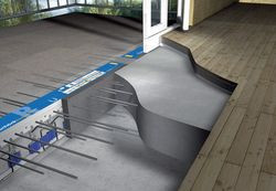 Specjalny zbrojony łącznik termoizolacyjny pozwala połączyć strop i balkon, minimalizując mostek cieplny