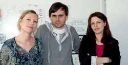 Marta Nowosielska, Dorota Sibińska i Filip Domaszczyński