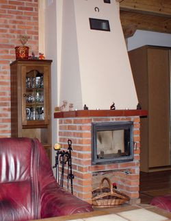 Kominek okazał się poważnym wsparciem dla kotła olejowego