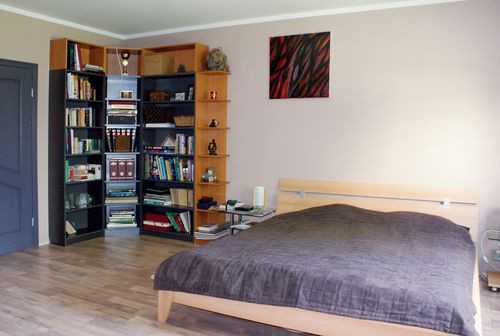 Sypialnia właścicieli domu