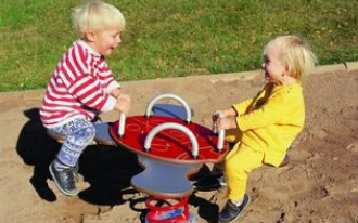 Plac zabaw w ogrodzie