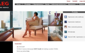 AEG - nowy serwis internetowy