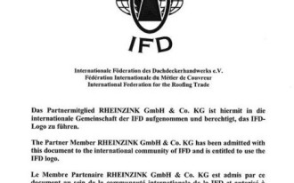 Rheinzink w IFD