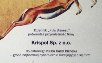 Krispol nagrodzony