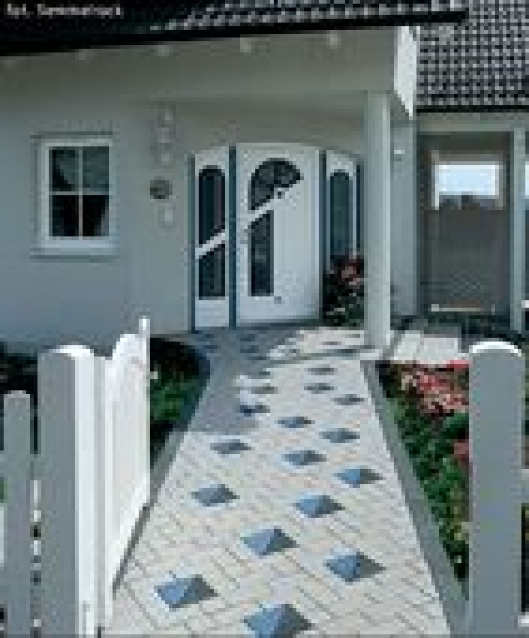 Przejdź suchą nogą. Kostka brukowa.