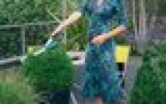 Roślinne rzeźby ogrodowe