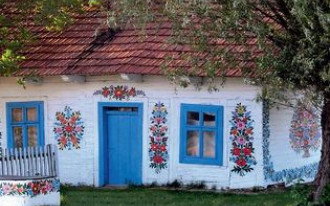 Dom w malwy malowany