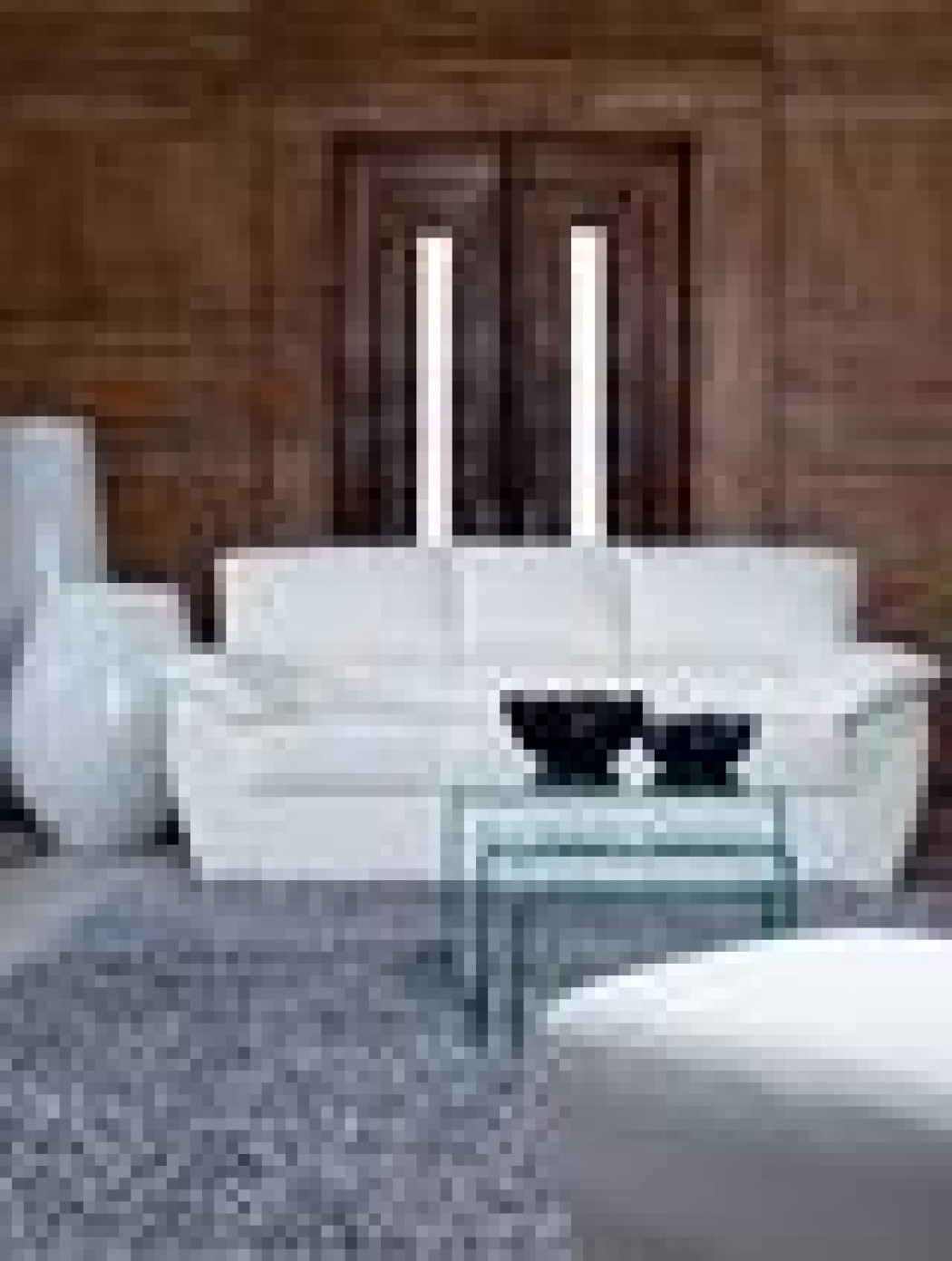 Ściany i podłogi w strefie dziennej