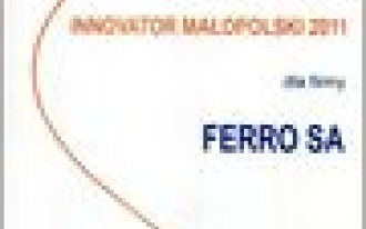 Certyfikat Innovator Małopolski 2011 dla FERRO