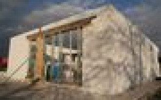 II etap budowy LUMINY - ściany parteru i przygotowania do montażu stropu