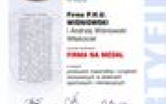 Firma WIŚNIOWSKI wyróżniona tytułem "Firma na Medal 2011"