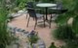 Taras naziemny o utwardzonej nawierzchni