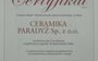 Ceramika Paradyż z Certyfikatem Najwyższej Jakości w Budownictwie