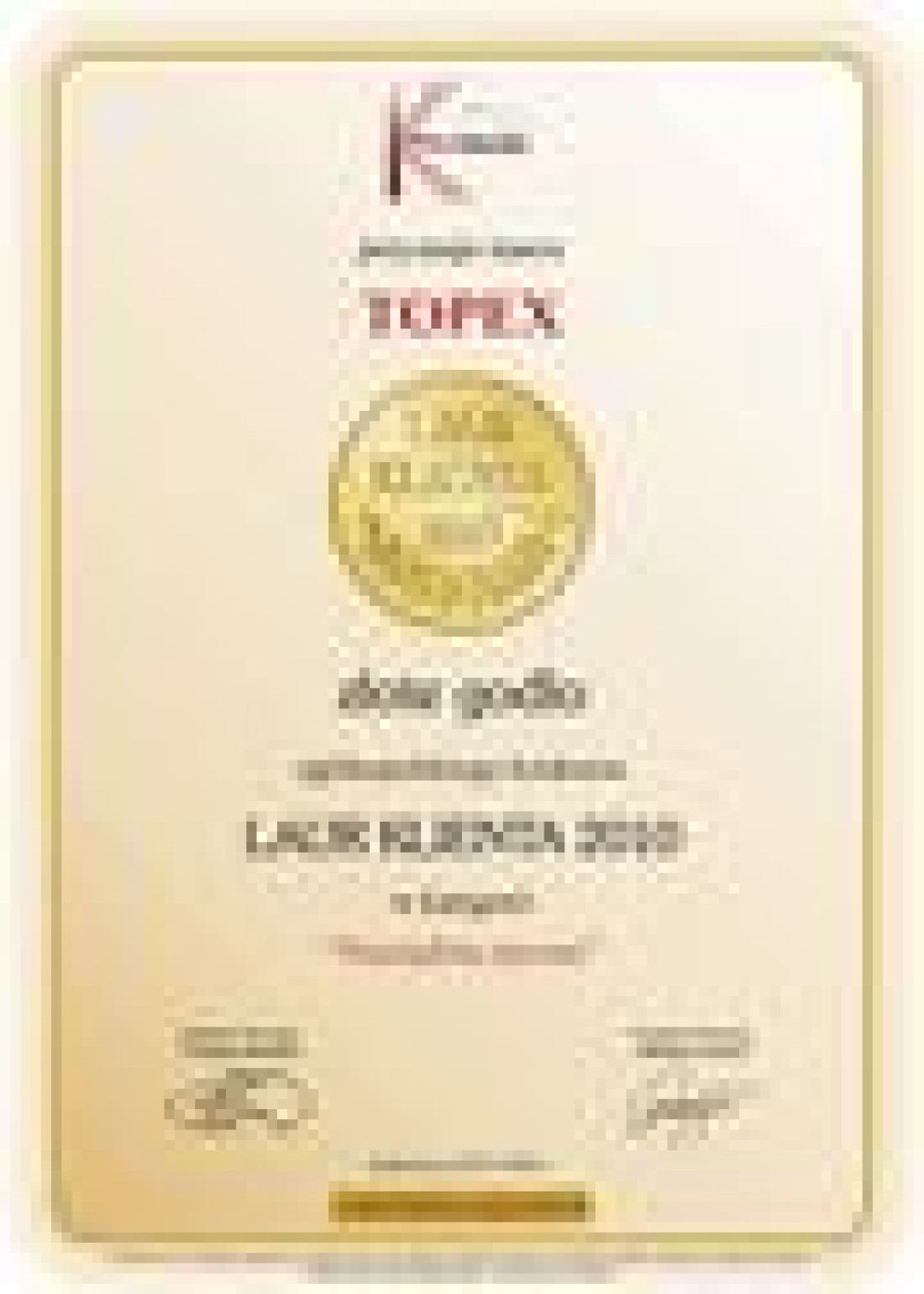 "Złoty Laur Klienta 2010" dla marki TOPEX