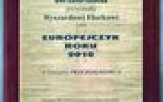 Prezes FAKRO Ryszard Florek otrzymał tytuł Europejczyka Roku 2010