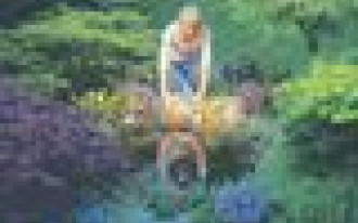 Światło i woda po zmierzchu