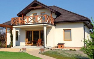 Dom na słonecznej działce