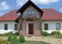 Dom ze styropianowych klocków