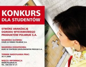 Konkurs dla student&oacute;w