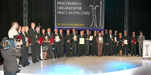 Laureaci konkursu &quot;Pracodawca &ndash; organizator pracy bezpiecznej&quot;