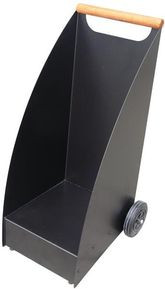 Kosz-wózek na drewno kominkowe