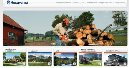 Nowa strona internetowa HUSQVARNA