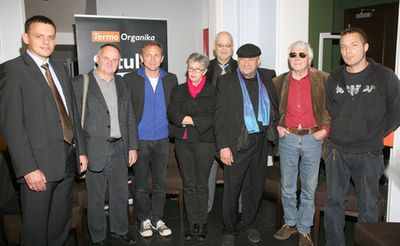 Jury konkursu Termo Organiki, Andrzej Glinka, Krzysztof Knittel, Andrzej Chyra, Anda Rottenberg, Jacek Rakowiecki, Leon Tarasewicz, Tadeusz Rolke, Xawery Żuławski