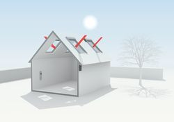 Zimą okna o wysokim wsp&oacute;łczynniku g pozwalają pozyskiwać energię cieplną ze słońca