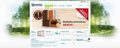 Nowa strona internetowa Sokółka Okna i Drzwi S.A.