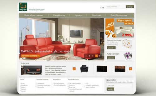 Nowy serwis firmy Meble WAJNERT