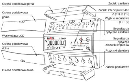 Licznik energii elektrycznej LEM-20 - nowość w ofercie firmy ZAMEL