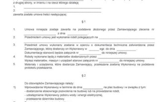 Jakie umowy podpisać z wykonawcami prac budowlanych?