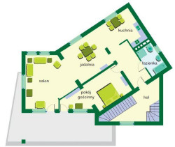 Rzut środkowej kondygnacji