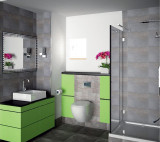 Przykład analizy kolorystycznej wybranego przez inwestora układu mebli