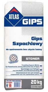 ATLAS GIPS STONER (gips szpachlowy do beztaśmowego spoinowania płyt g-k)