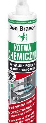 Kotwa chemiczna firmy Den Braven