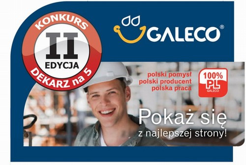Zostań Dekarzem na 5 w konkursie Galeco!