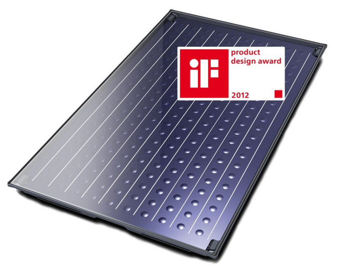 Nagroda iF product design award 2012 dla kolektora słonecznego Logasol SKN 4.0