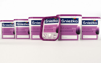 Śnieżka Modern White - lateksowa farba do wnętrz