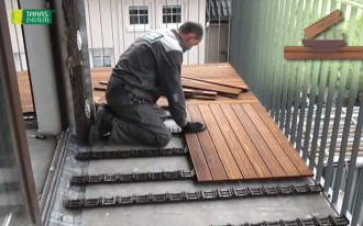 Montaż tarasu drewnianego