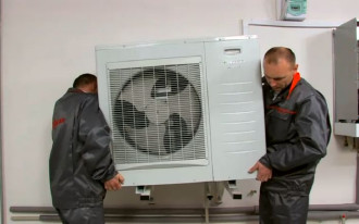 Montaż pompy ciepła powietrze-woda Split