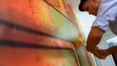 Naklejanie fototapety - instrukcja