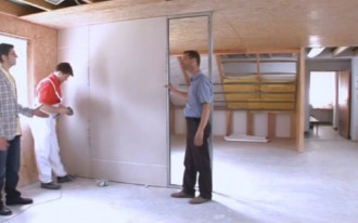 Stawianie ścian płyt gipsowo-kartonowych