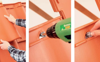 System SturmFIX do mocowania dachówek ceramicznych Koramic