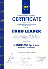 Euro Lider Rynku dla Oknoplast
